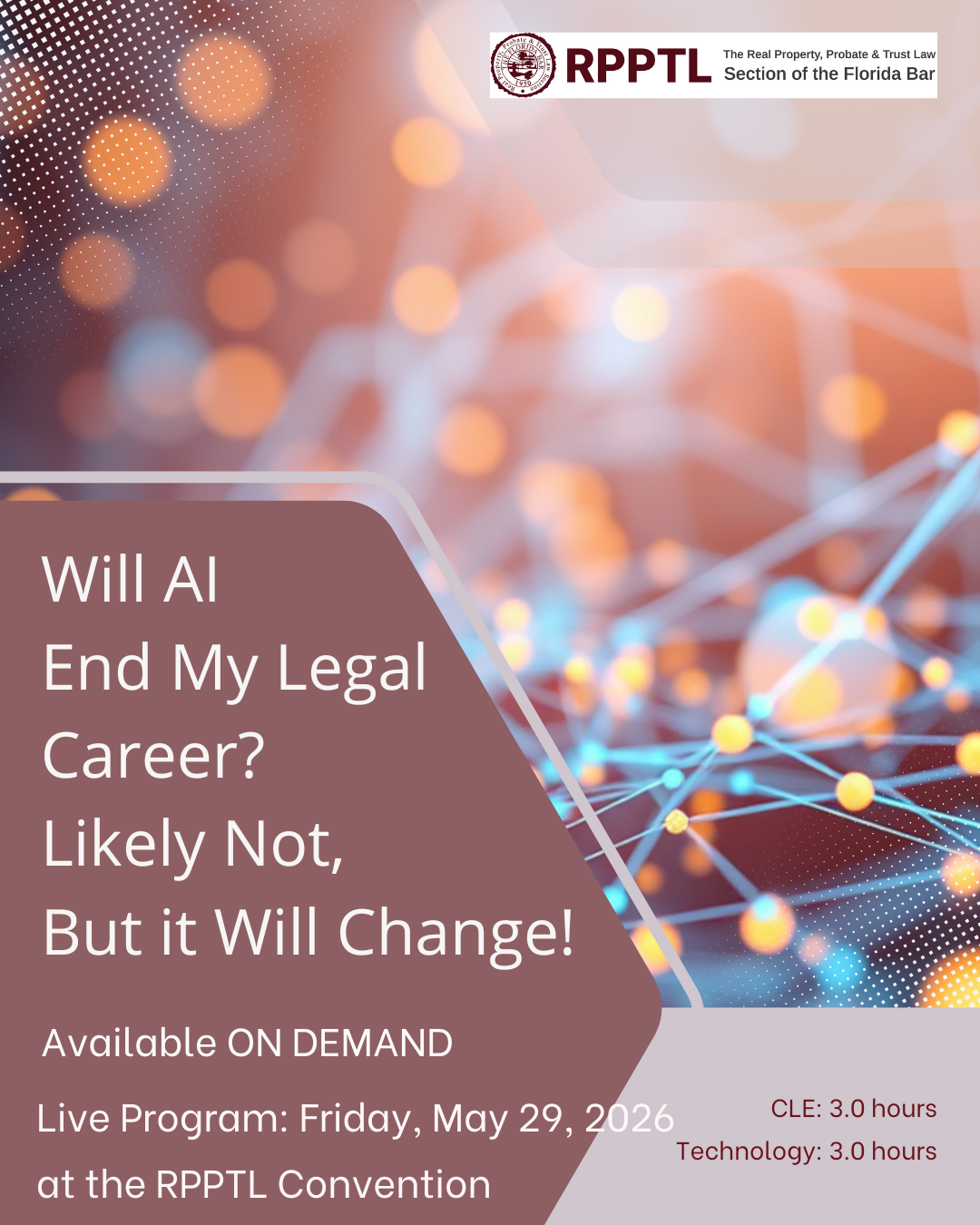9526 Will AI End My Legal Career? Likely Not, But it Will Change!